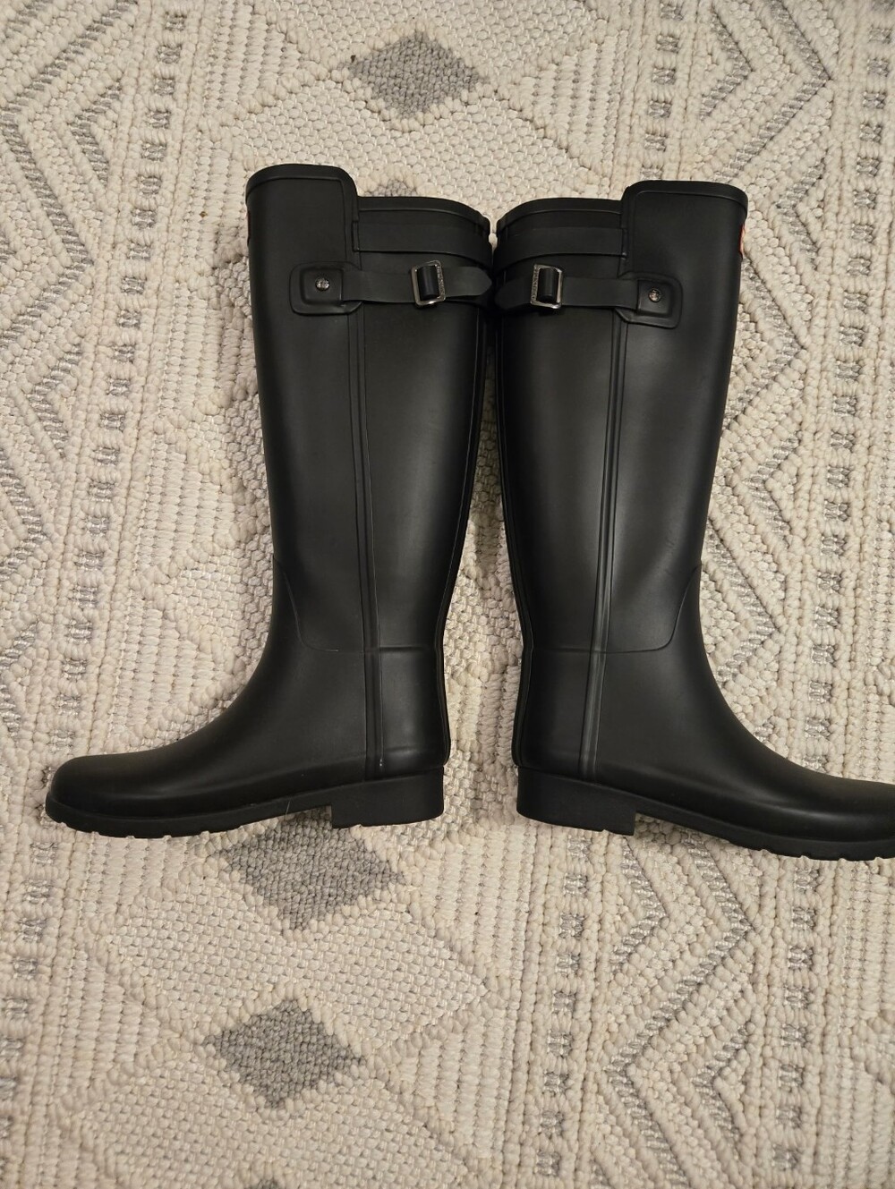 Hunter Matte Black Knee-High Rain Boots - Picture 3 of 6
